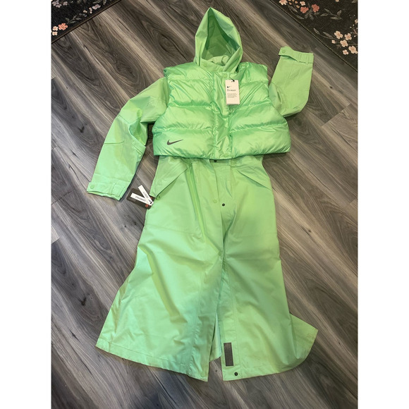 New Nike Sportswear City Ready long hooded jacket & vest - Picture 4 of 15